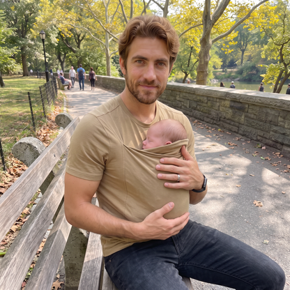 PapaTee Baby Pouch Shirt